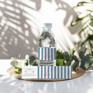 Rótulo Para Garrafa D'água Último brinde na Bachelorette Costeira