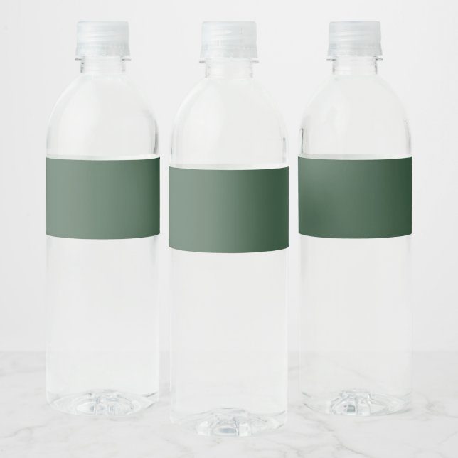 Rótulo Para Garrafa D'água Verde Pinheiro (Garrafas)