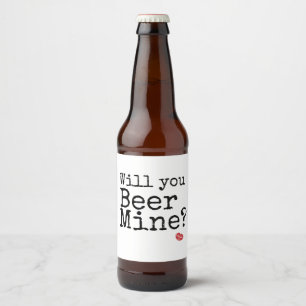 Rótulo Para Garrafa De Cerveja A cerveja do dia do namorados é um presente para