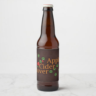 Rótulo Para Garrafa De Cerveja Acider de Maçã