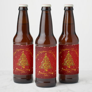 Rótulo Para Garrafa De Cerveja Adicionar Nome Correspondente Definir Árvore Dour