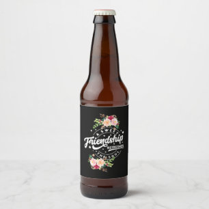 Rótulo Para Garrafa De Cerveja Amizade Doce Refresca A Alma
