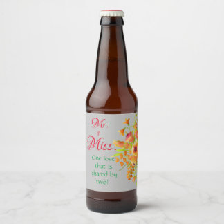 Rótulo Para Garrafa De Cerveja Amor compartilhado