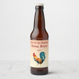 Rótulo Para Garrafa De Cerveja Ano do Rótulo da Cerveja de Aves