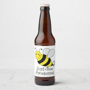 Rótulo Para Garrafa De Cerveja Apenas a abelha impressionante Bumble a abelha