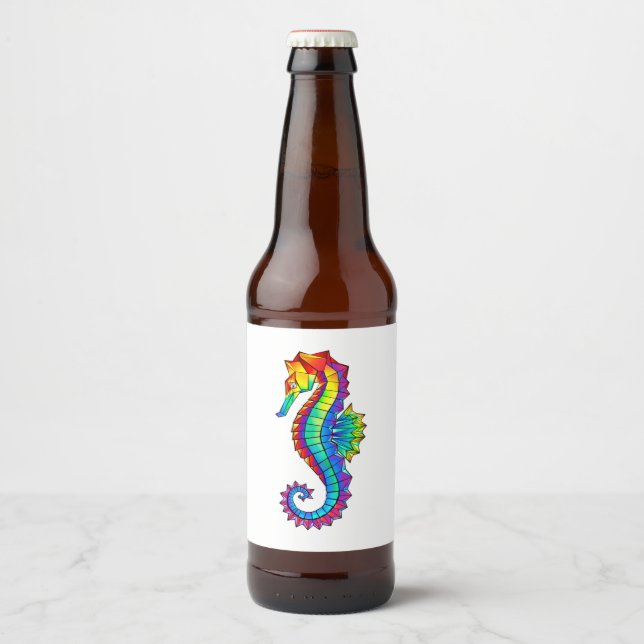 Rótulo Para Garrafa De Cerveja Arco Arco-Arco Poligonal (Frente)