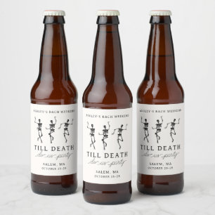 Rótulo Para Garrafa De Cerveja Até que a Morte nos Separe Fim de Semana de Soltei