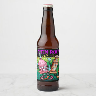 Rótulo Para Garrafa De Cerveja Austin Rocks