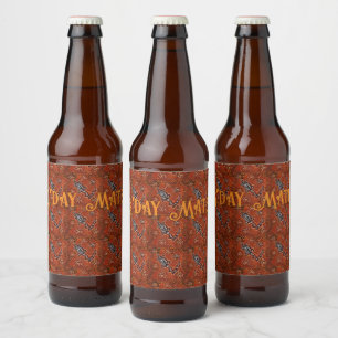 RÓTULO PARA GARRAFA DE CERVEJA AUSTRÁLIA ARTE CROCODILO