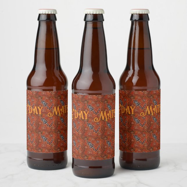 RÓTULO PARA GARRAFA DE CERVEJA AUSTRÁLIA ARTE CROCODILO  (Garrafas)