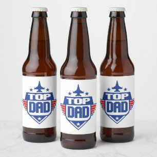 Rótulo Para Garrafa De Cerveja Avião do Pai Superior