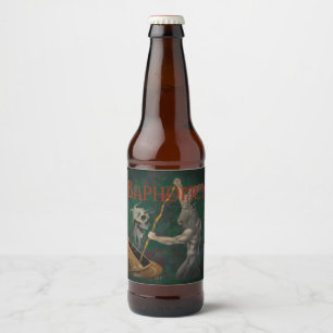 Rótulo Para Garrafa De Cerveja Baphomet (nome e estilo)