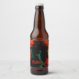 RÓTULO PARA GARRAFA DE CERVEJA BASKETBALL