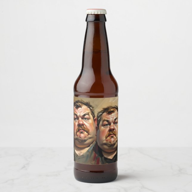 Rótulo Para Garrafa De Cerveja Beer Lover Double Label (Frente)