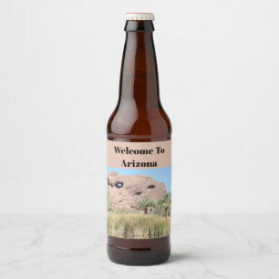 Rótulo Para Garrafa De Cerveja Bem-vindo ao Arizona Phoenix Landmark Guest