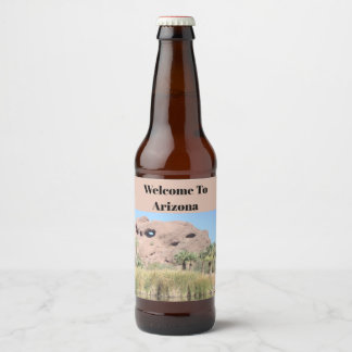 Rótulo Para Garrafa De Cerveja Bem-vindo ao Arizona Phoenix Landmark Guest