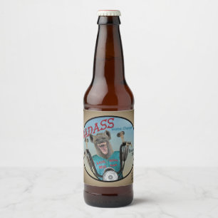 Rótulo Para Garrafa De Cerveja Cambiador do jogo de Badass (nome e estilo)