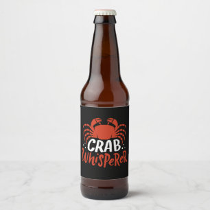 Rótulo Para Garrafa De Cerveja Caranguejo - Whisperer Caranguejo