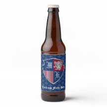 Casaco de Leão de Prata Monograma de Braços