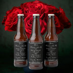 Rótulo Para Garrafa De Cerveja Casamento Será Minha Proposta Elegante Padrinho de<br><div class="desc">O Casamento Será O Meu Padrinho de casamento Elegante Rótulo De Garrafa De Cerveja Preta E Branca. Proposta personalizada com os nomes do noivo e do noivo e a data do casamento. Clique em personalizar este modelo para personalizá-lo com os nomes noivo e noivo e a data do casamento rápida...</div>
