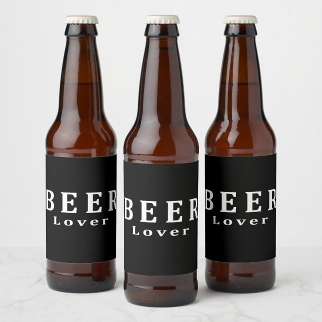 Rótulo Para Garrafa De Cerveja Cerveja, amante da cerveja (Garrafas)