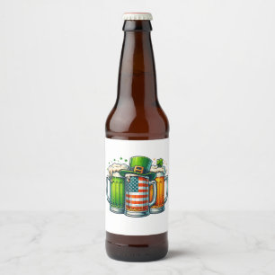 Rótulo Para Garrafa De Cerveja Cerveja Irlandesa Irlanda Dia de São Patrício Fest