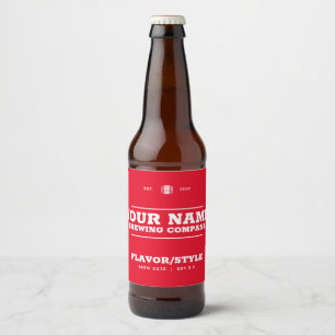 Rótulo Para Garrafa De Cerveja Cerveja, Vinho, Kombucha, Soda