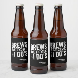 Rótulo Para Garrafa De Cerveja Cervejas antes do meu casamento personalizado pret