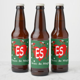 Rótulo Para Garrafa De Cerveja Cinco de mayo ,fiesta mexicano,Personalizado