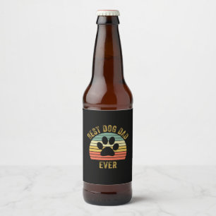 Rótulo Para Garrafa De Cerveja Citações de Avô Melhor Pai de Cachorro de Todos
