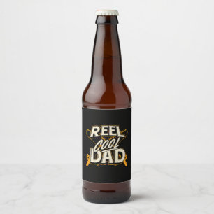 Rótulo Para Garrafa De Cerveja Citações do Avô   Pai Legal Pescando