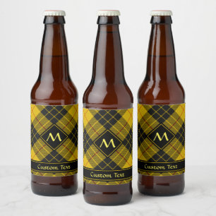 Rótulo Para Garrafa De Cerveja Clan Macleod de Lewis Tartan