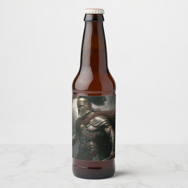 Rótulo Para Garrafa De Cerveja Commander (Frente)