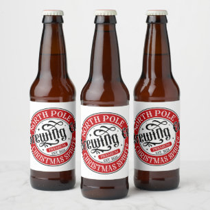 Rótulo Para Garrafa De Cerveja Companhia Cervejeira Polo Norte