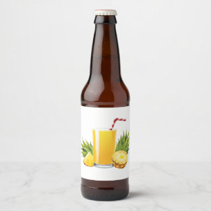 Rótulo Para Garrafa De Cerveja coquetel Pina Colada