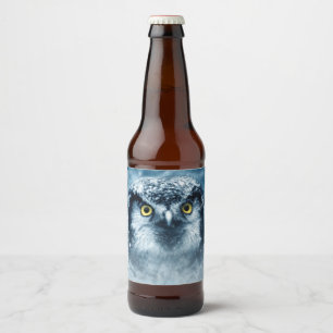 Rótulo Para Garrafa De Cerveja Coruja maravilhosa