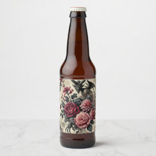 Rótulo Para Garrafa De Cerveja 🔥 Crematório de Rosas – Vitoriano Gótico
