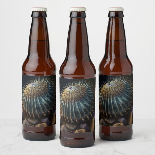 Rótulo Para Garrafa De Cerveja Deep Sea Urchin (Garrafas)