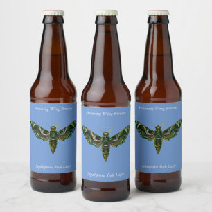 Rótulo Para Garrafa De Cerveja Deilephila Nerii - Garrafa de Cerveja Oleander Haw
