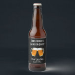 Rótulo Para Garrafa De Cerveja Despedida de Solteiro Cerveja Casamento Cheers<br><div class="desc">Um rótulo divertido que você pode usar na despedida de solteiro do seu casamento. Um brinde ao futuro noivo!  Personalize com o nome do noivo e os detalhes da despedida de solteiro.</div>