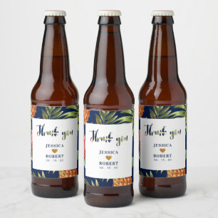 Rótulo Para Garrafa De Cerveja Deus & Marinha Rótulo de Cerveja para Chá de Cas