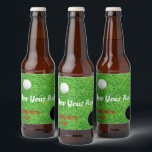 Rótulo Para Garrafa De Cerveja Devagar A Sua Festa De Comemoração Do Golf Lover<br><div class="desc">Estas etiquetas engraçadas da garrafa de cerveja serão o toque perfeito para a sua festa. Personalize como quiser,  apenas outra maneira de adicionar um toque especial ao seu partido. Procure outras ideias divertidas de golfe em toda parte da coleção Summer Lovin.</div>