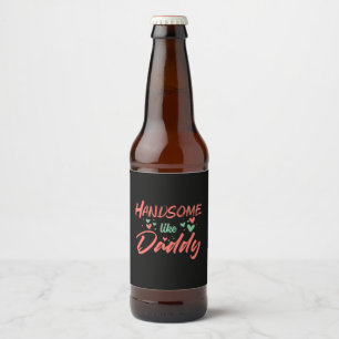 Rótulo Para Garrafa De Cerveja dia de os pais bonito como Pai