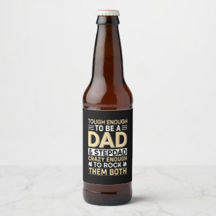 Rótulo Para Garrafa De Cerveja Dia dos Pais Pai e Padrasto Eu Balanço Eles
