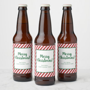 Rótulo Para Garrafa De Cerveja Doce de Cana Listrado Empresa Brilho