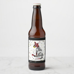 Rótulo Para Garrafa De Cerveja Duro do jogo, vazio