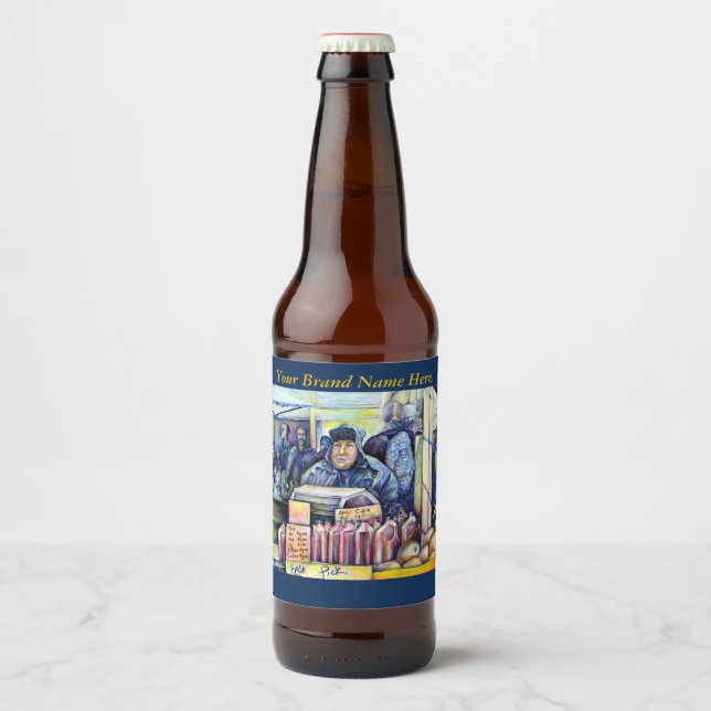 Rótulo Para Garrafa De Cerveja Ele Ouviu, O Que Eu Vi (Frente)