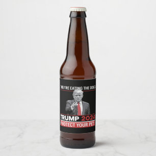 Rótulo Para Garrafa De Cerveja Eles estão comendo o debate dos cães em 2024
