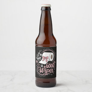 Rótulo Para Garrafa De Cerveja Embaraçoso Engraçado Não Sou um Bom Limpa Vidros