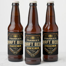 Rótulo Para Garrafa De Cerveja Empresa de Cerveja Artesanal Personalizada Rótulo 